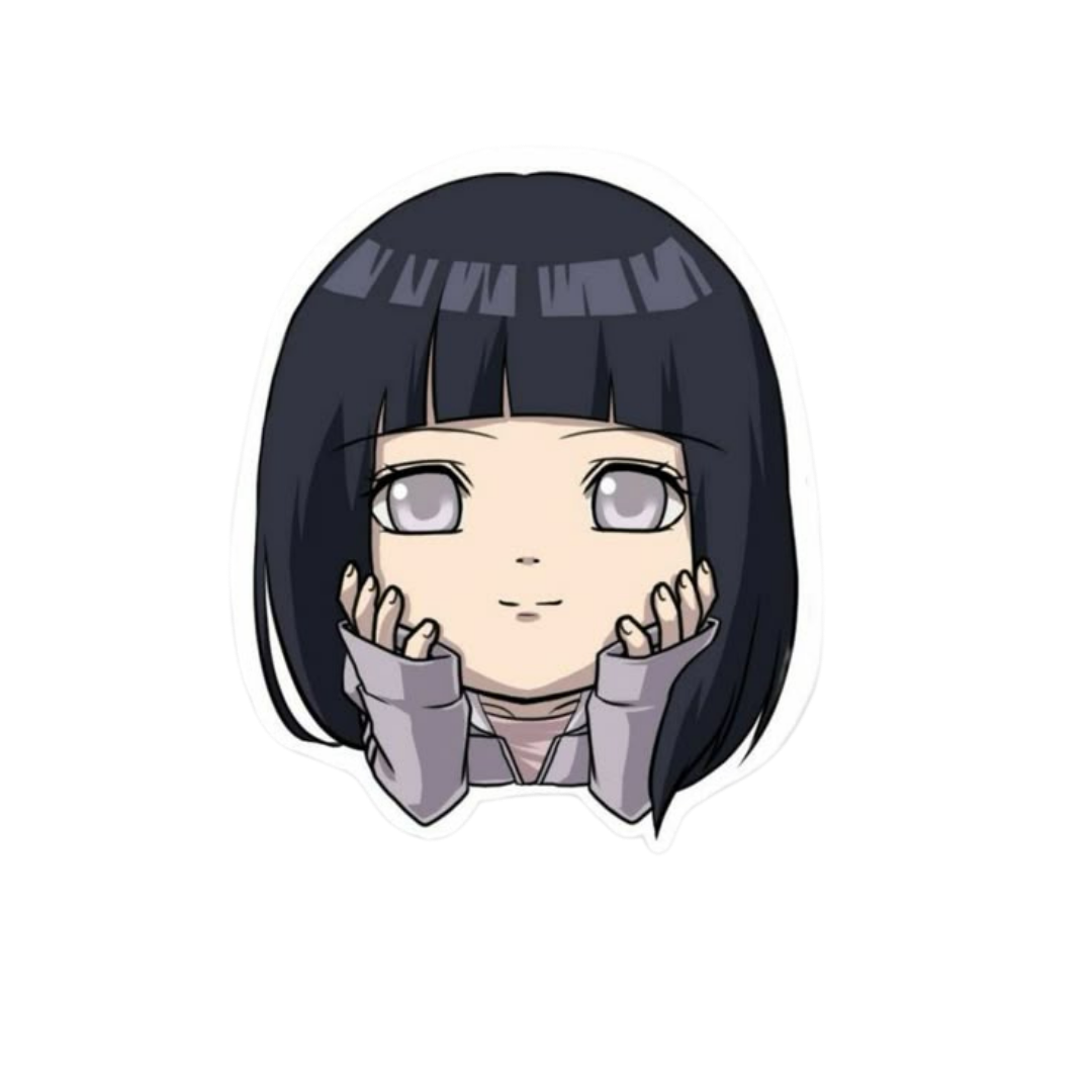 Hinata Hyuga Naruto Sticker 8 | Byakugan Princess Anime Premium Sticker