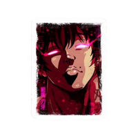 Baki anime stickers Baki angry
