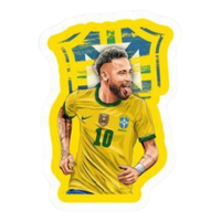 Neymar Jr 6 | Football Player Premium Sticker