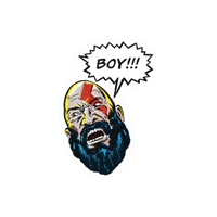 Kratos Boy Gamer Sticker
