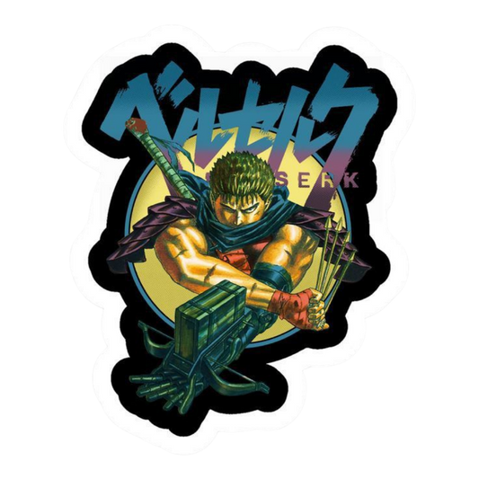 Berserk Anime Sticker 6 | Guts Black Swordsman Premium Sticker
