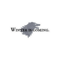 Winter is Coming | Game of Thrones Premium Sticker | TV Series
