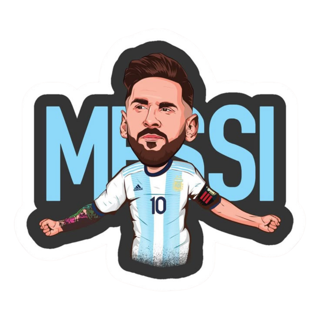 Messi 16 | Leo Messi Premium Football Sticker | Legendary Footballer