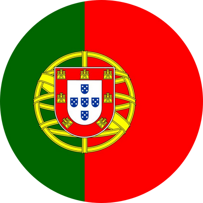 Portugal Fan Tinplate Badge