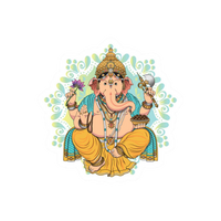Ganesha 2 | Om, Gods, Mantras & Spritual Symbols | StickerBD