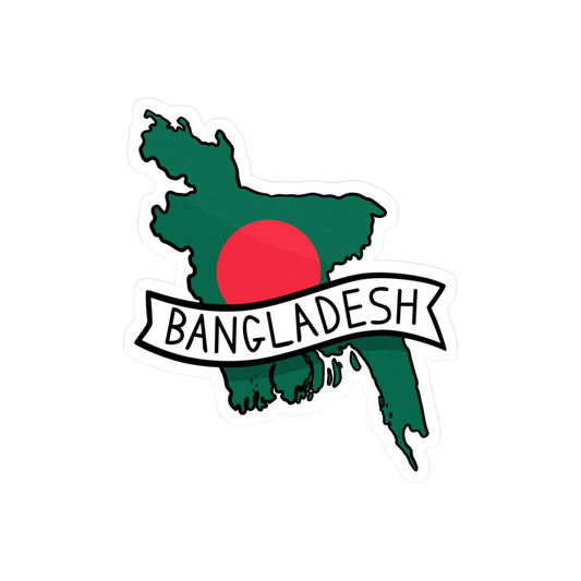 Bangladesh Map Art | Bangladesh Stickers Collection | StickerBD