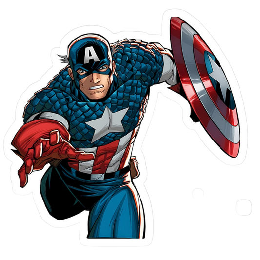 Captain America Premium Sticker 16 | Marvel Movie  – StickerBD