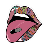 Chill Pill Hemp Sticker | StickerBD