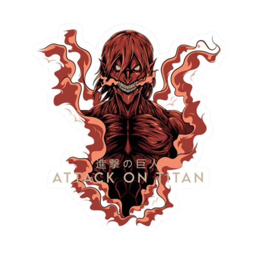Erin Titan Mode Attack on Titan Anime Sticker