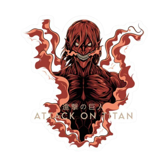 Erin Titan Mode Attack on Titan Anime Sticker