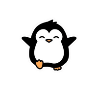 Cute Penguin Sticker 3