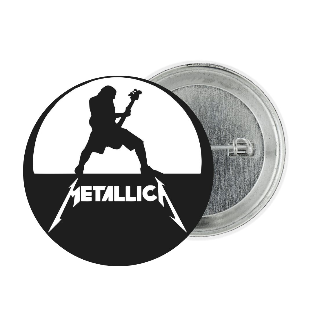Metallica Tinplate Badge