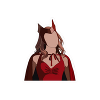 The Scarlet Witch | The Scarlet Witch Premium Sticker | Movie