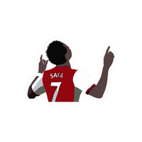 Saka | Arsenal Premium Sticker | Football Club