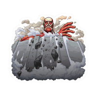 Colossal Titan Mode Attack on Titan Anime Sticker
