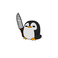 Cute Penguin Sticker 4