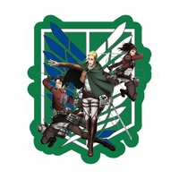 Attack on Titan Trio Attack on Titan Anime Sticker