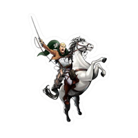 Commander Erwin Attack on Titan Anime Sticker