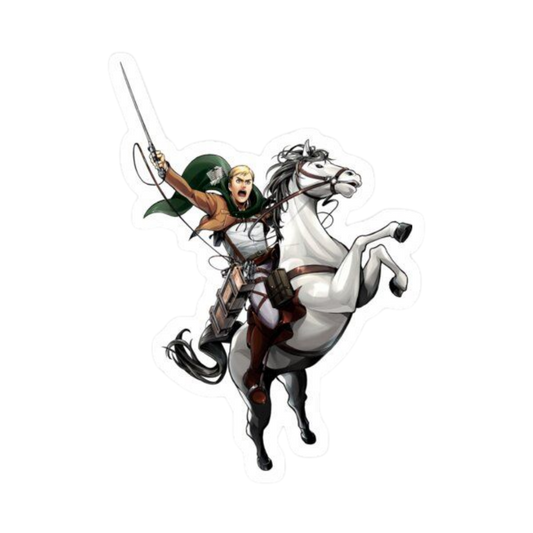 Commander Erwin Attack on Titan Anime Sticker