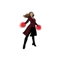 The Scarlet Witch 4 | The Scarlet Witch Premium Sticker | Movie