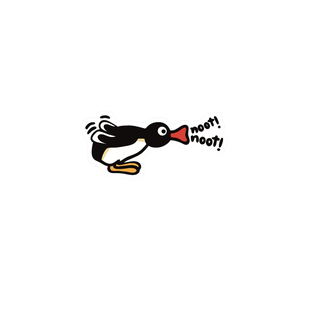 Cute Penguin Sticker 8