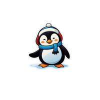 Cute Penguin Sticker 9