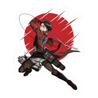 Levi Attack on Titan Anime Sticker
