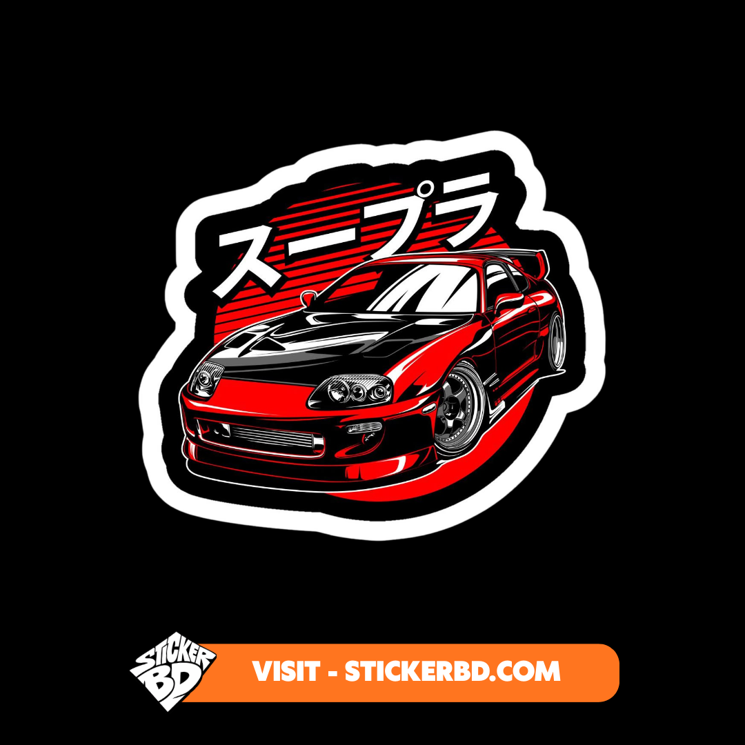 Mid Night JDM Car Sticker Bundle