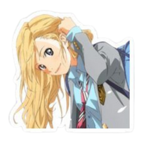 Your Lie in April Anime Sticker 7 | Aesthetic Premium Sticker