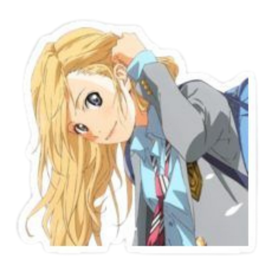 Your Lie in April Anime Sticker 7 | Aesthetic Premium Sticker