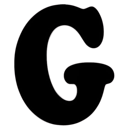 Letter G English Alphabet Sticker | Educational A-Z Sticker | StickerBD