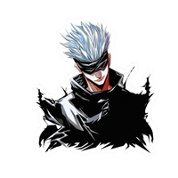 Satoru Gojo Shallotte Jujutsu Kaisen Anime stickers