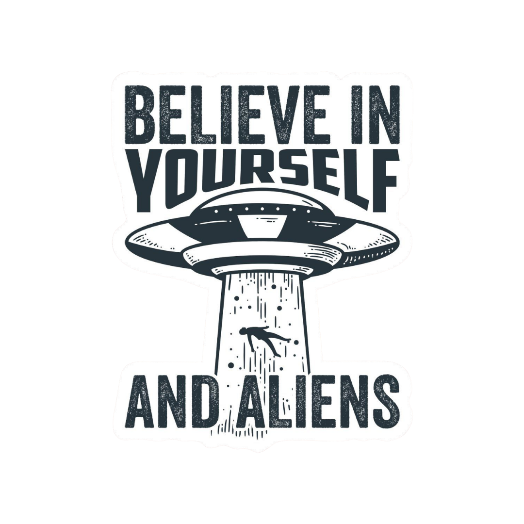 UFO 7 | Space Mystery Premium Sticker | UFO & Aliens