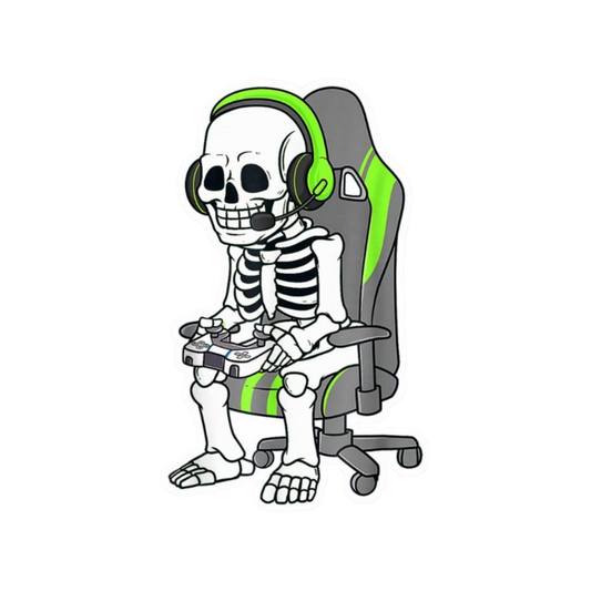 Skeleton  Gamer Sticker