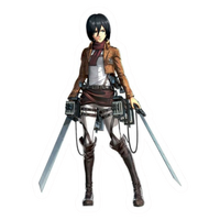 Mikasa Ackerman Attack on Titan Sticker 6 | Anime Warrior Premium Sticker
