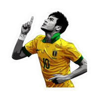 Neymar Jr 7 | Football Player Premium Sticker