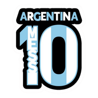 Messi 17 | Leo Messi Premium Football Sticker | Legendary Footballer