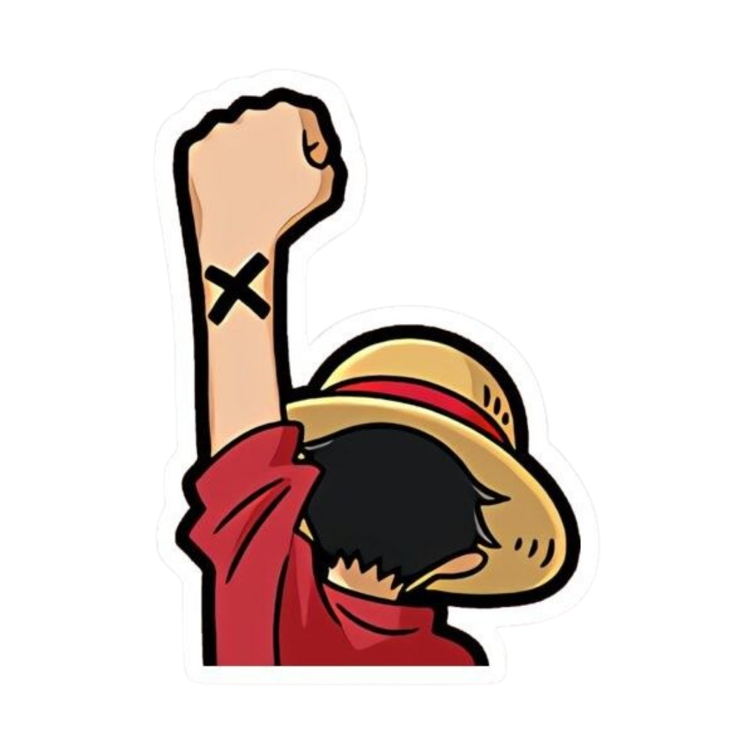 Monkey D Luffy One Piece Sticker 7 | Straw Hat Pirate Premium Sticker