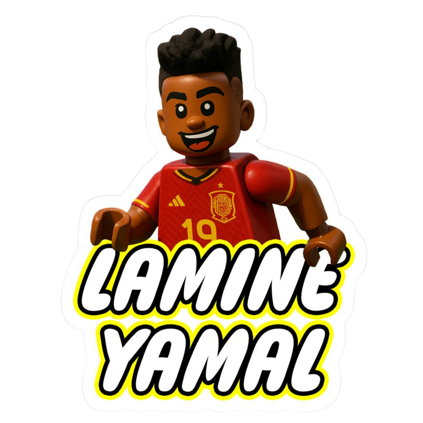 FC Spain 7 | Spain Football Sticker | Football Team