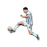 Argentina Player | Argentina Football Sticker | Football Team