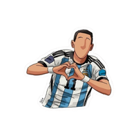 D Maria | Argentina Football Sticker | Football Team