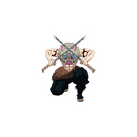 Inosuke Demon Slayer Anime Sticker