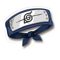 Rogue head band Naruto Sticker | Anime Premium Sticker