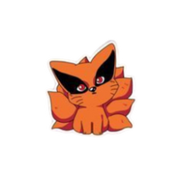 Kurama Naruto Sticker | Anime Premium Sticker