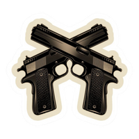 Guns & Booms | Guns & Booms Premium Sticker | Action Grapics