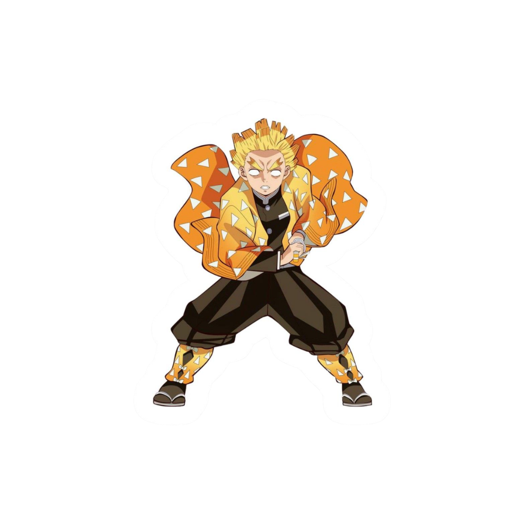 Zenitsu Demon Slayer Anime Sticker