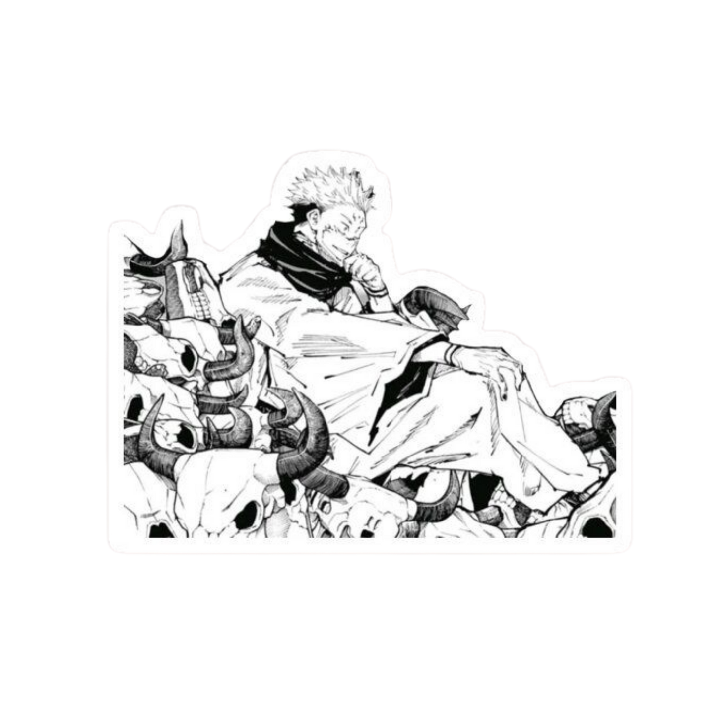 Sukuna Jujutsu Kaisen Anime Sticker #24 | StickerBD