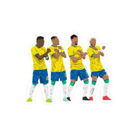 Goal Celebration | Brazil Football Sticker | Football Team