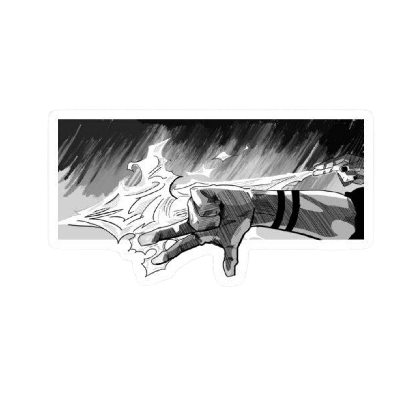 Sukuna Jujutsu Kaisen Anime Sticker #25 | StickerBD