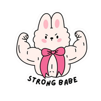 Pink Sticker 8 | Women Pink Barbie Lady | Aesthetic Girl Power Premium Sticker
